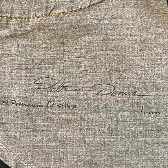 Chico’s Platinum Facet Jeans Blue Sz 1 (8) Short‎ EUC - Picture 8 of 10